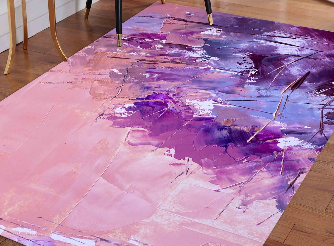 Soft Rug, Office Decor Rug, Popular Rug, Personalized Gifts, Pink and