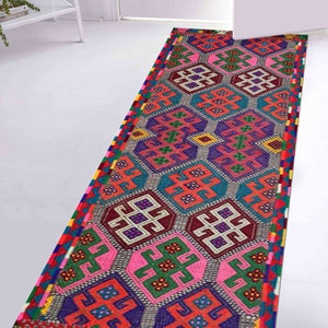 Colorful Rug, Pink Rugs, Navajo Rugs, Farmhouse Decor Rug, Turkish Rug, Bridesmaid Gift, Personalized Rug, Saloon Rug, Vidi Color Rug, imagen 3