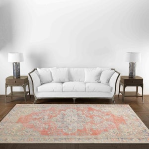 Popular Rug, Colorful Rug, Custom Rug, Anti-Slip Carpet, Luxury Rug, Medallion Rug, Turkish Rug, Bedroom Rug, Personalized Gifts, Large Rug,