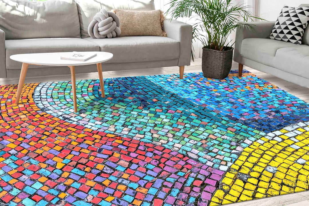 Runner Rug Simple Pattern Runner Rug, Pattern Rug, Hallway Rug, Gift for Him, Modern Rugs ...