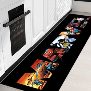 Personalized Rug, Cool Rug, 3D Printeds Rug, Housewarming Gift, Kids Rugs, Captain America Rugs, Marvel Rug, Kitchen Rug, Wedding Rug, imagen 5