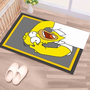 Bedroom Rug, Easy to Clean Rug, Luxury Rug, Non-Slip Carpet, Modern Rugs, Yellow Rug, Simpsons Rugs, Decorative Rug, Salon Rug, image 6