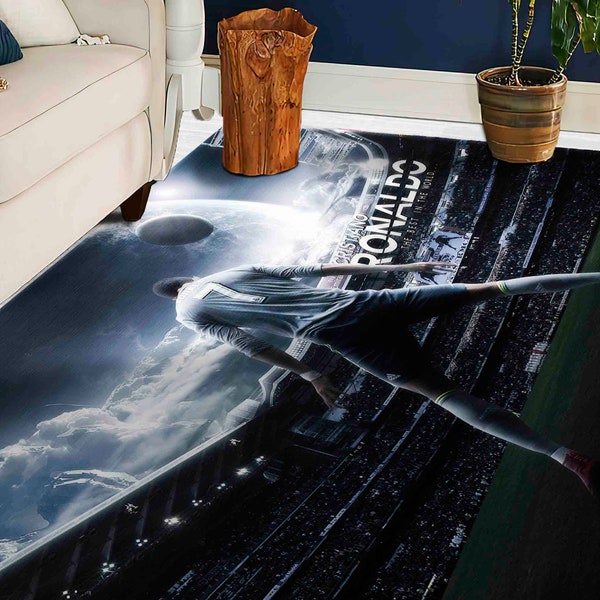 Cristiano Ronaldo Rug - Etsy
