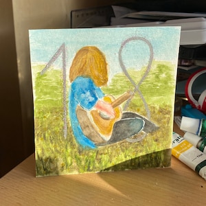 Individuelle Aquarellkarten - originell und handgemacht