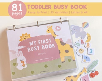 Toddler Learning Binder, Busy Book Printable, Preschool Activities, Homeschool Resources, Montessori Materials, Kids Quiet Book, Girls