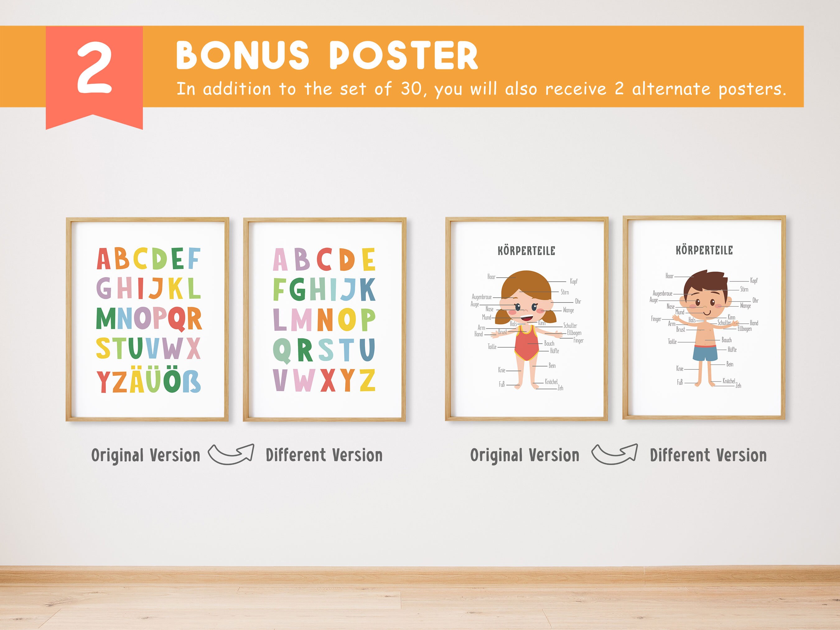 30 German Educational Posters, German Learning Posters, Homeschool ...