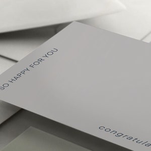 Glückwunschkarte mit Umschlag leer, schlicht, minimalistisch, modern, ästhetisch, grün, Geschenk für ihre Hochzeit, Abschlussfeier, neues Baby