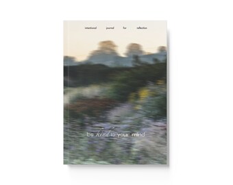 Daily Wellness Journal | Self-care Gratitude Notebook | Gratefulness Positivity Diary | Mindfulness Healing Gift | Everyday Wellbeing