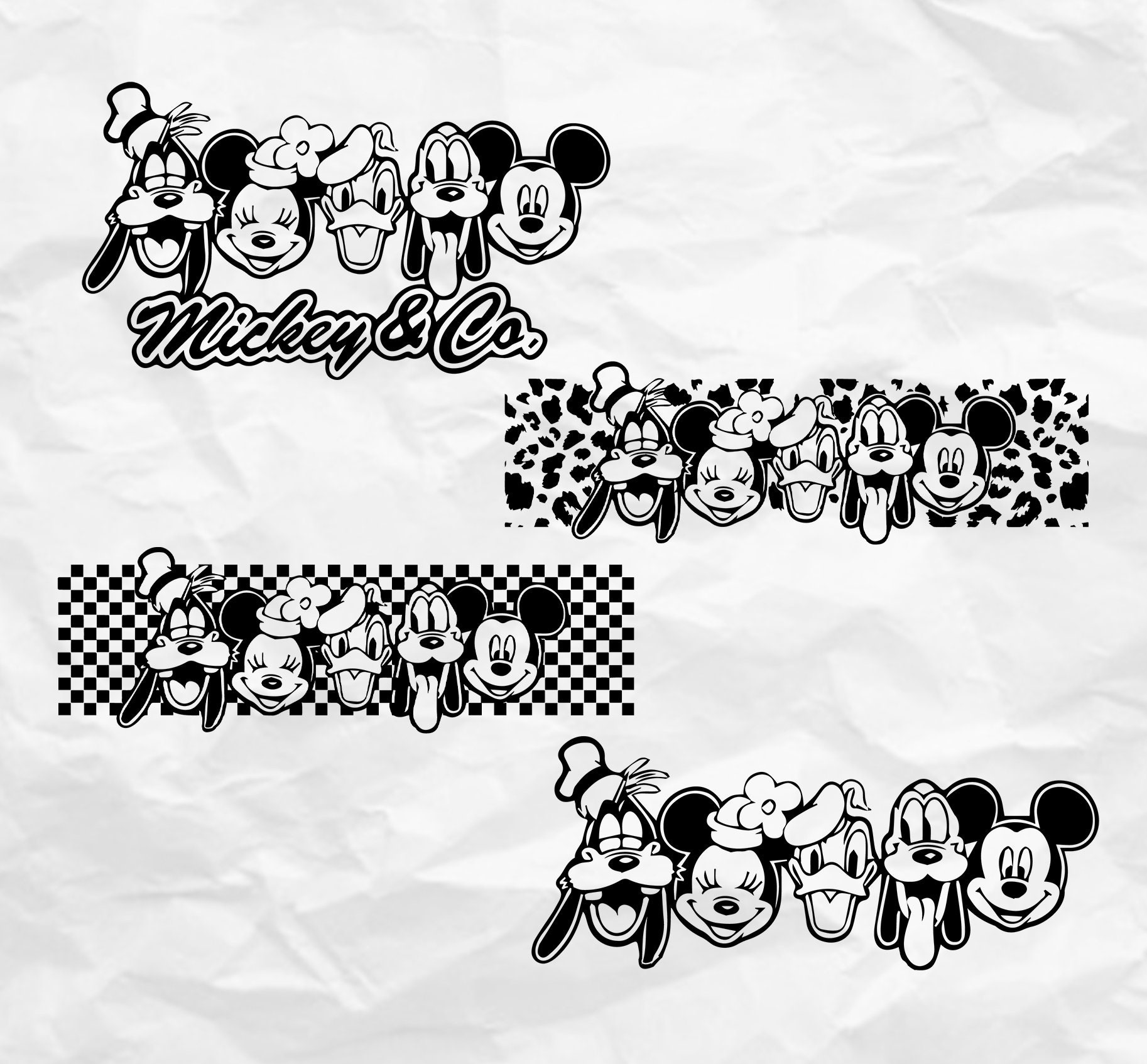 4 Bundle Svg. Mickey & Co Movie. Carton Movie Bundle Svg. - Etsy