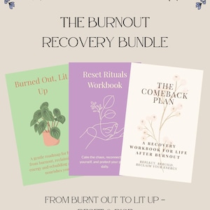 Self-Care Printable Bundle | Mental Health Workbook Set | Wellness + Reflection Journal Kit | Digital Self-Love Templates