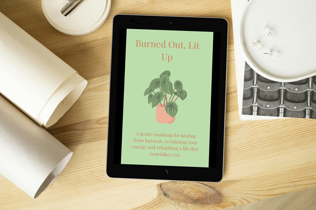 Burnout Recovery Workbook | Mental Health Journal | Self-care Printable ...