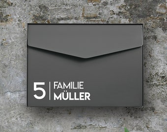 Personalisierter Aufkleber Briefkasten Familienname | Haustür | Namensschild