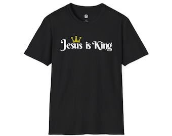 Jesus Is King Shirt, Christian Shirt, Christian Merch, Jesus shirt, Trendy Shirt, Jesus Apparel, Christian Apparel, God Shirt