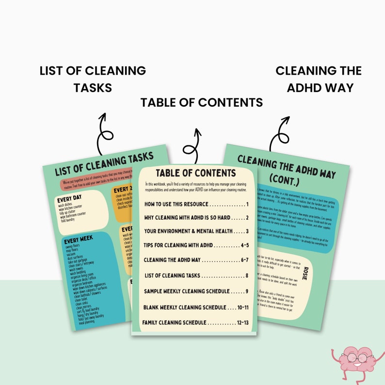 ADHD Cleaning Hacks the Ultimate Guide to Tackling Mess and Clutter Etsy