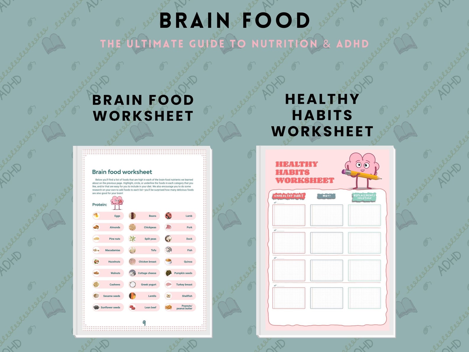 ADHD Nutrition Mastery, ADHD Food Guide, Nutrition Mastery Guide, Nutrition Guide, ADHD and