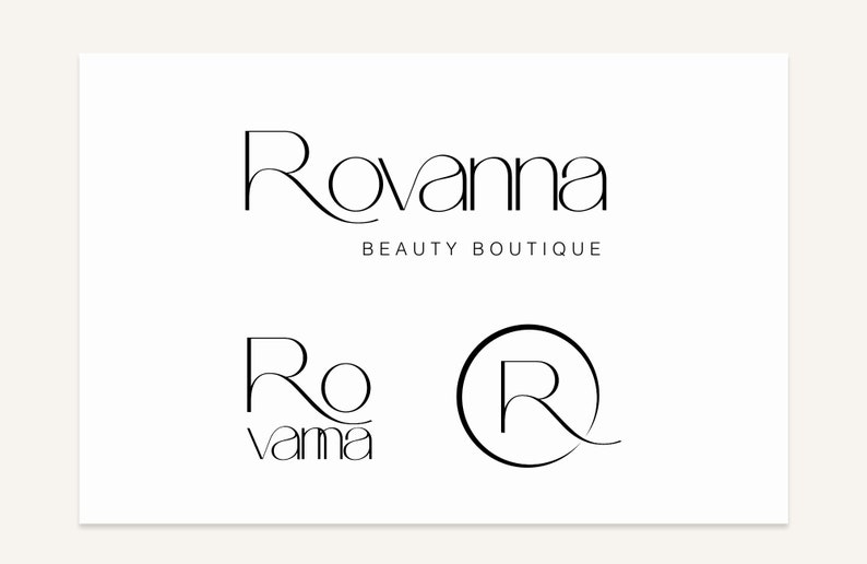 Beautiful Logo Premade / Custom Logo Design / Small Business Logo / Jewelry Logo / Branding