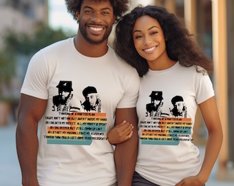 Thinking of a Master Plan, Eric B and Rakim, 50 Years of Hip Hop, Unisex Softstyle T-Shirt