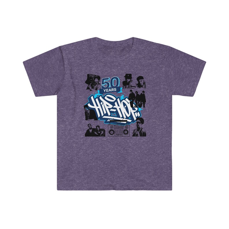 5o Years of Hip Hop Old School Rappers T-shirt Anniversary - Etsy