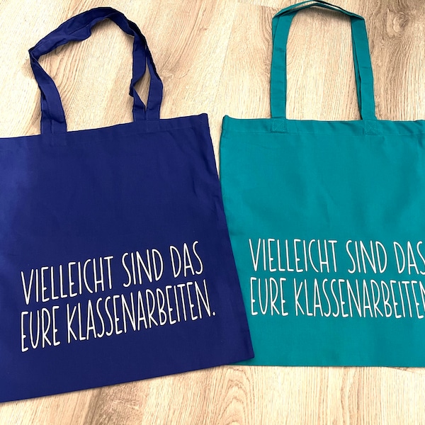 Jutebeutel „Klassenarbeiten“