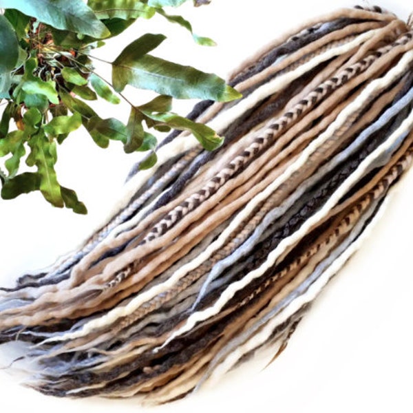 Gray Dreads Etsy