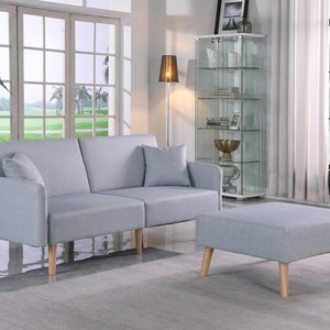 2 seater sofa bed and matching chair best sale