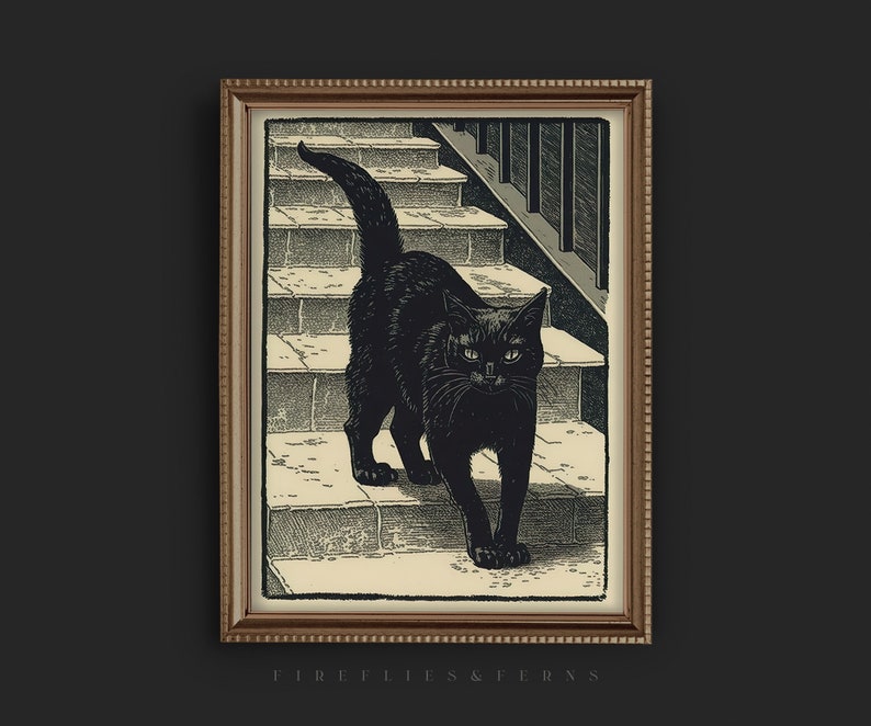 Gothic Art Gallery Wall Dark Prints Set of 9 Moody Etsy