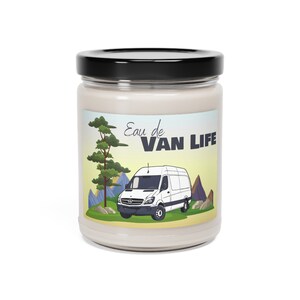Eau de Van Life Scented Soy Candle, 9oz Valentine&#39;s present for the Van lifer