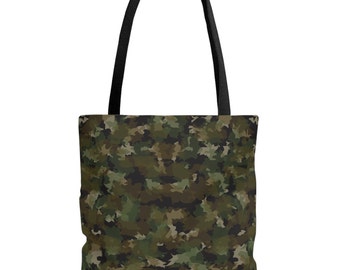 Tote Bag COLOR/STYLE： Camo 1648x2287_green_camo_simple_me