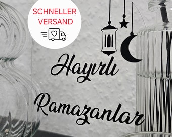 Selnès | Décoration Ramazan petit support acrylique Ramadan ou Bayram Eid