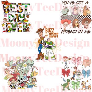 Disney Ultimate Toy Story PNG Bundle, Retro Toy Story PNG, You&#39;ve Got a Friend in Me PNG, Best Day Ever Toy Story Png, Digital Downland