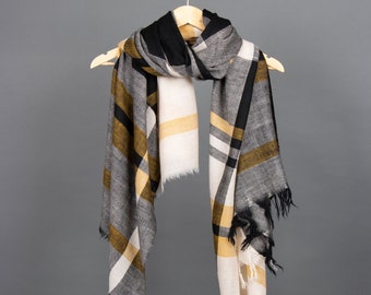 Pure Pashmina Shawl - Rich Cashmere | Neutral Colors, New Arrival Best Seller Gift, Spring Shopping, Best Seller, Gift For Her, 28x80&quot;