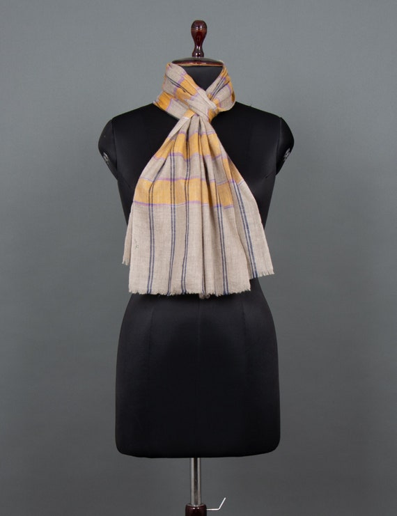 Checkered Muffler, Solid Color Muffler, Cashmere Cozy Muffler  