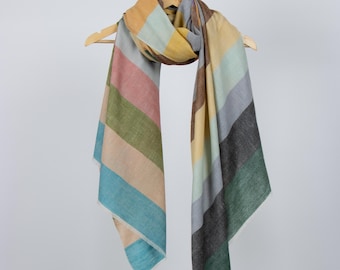 Pure Pashmina Shawl, Rich Cashmere, New Arrival Pashmina, Neutral Colors, Kashmir Shawls, Spring Shopping, Best Seller, Gift For Her, 40x80&quot;