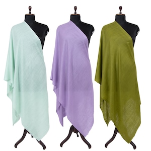 Lightweight 100% Pashmina Scarf: Handwoven Cashmere Shawl