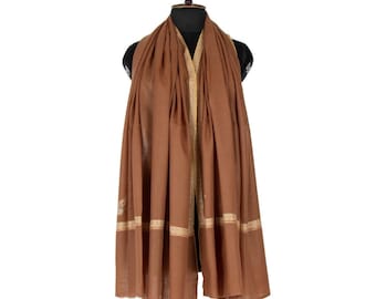 Chal de pashmina de cachemira suave tejido a mano - Estola de cachemira suave / Regalo para mujer, 101 x 203 cm