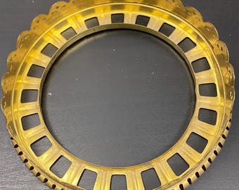 Verzierter massiver Messingöl-Lampenschirm-Halter-Ring 3 "Öffnung