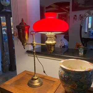 Antique Bradley & Hubbard Studen Lamp
