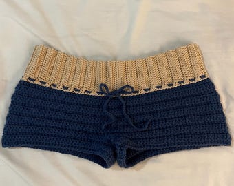 Cozy Ribbed Crochet Micro Shorts Pattern