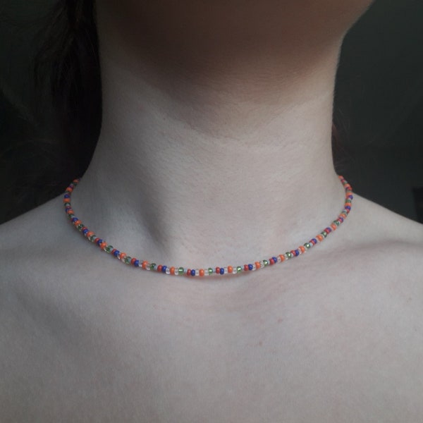 Collier en perles de rocaille