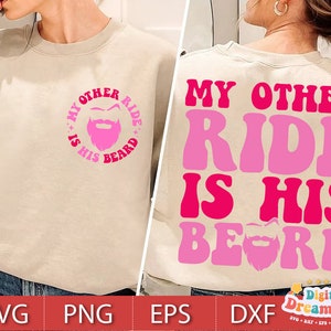 Meu outro passeio é sua barba PNG SVG, camisa engraçada de esposa SVG, svg sarcástico engraçado, humor adulto Svg, vida de esposa png, vida de esposa svg, retrô moderno