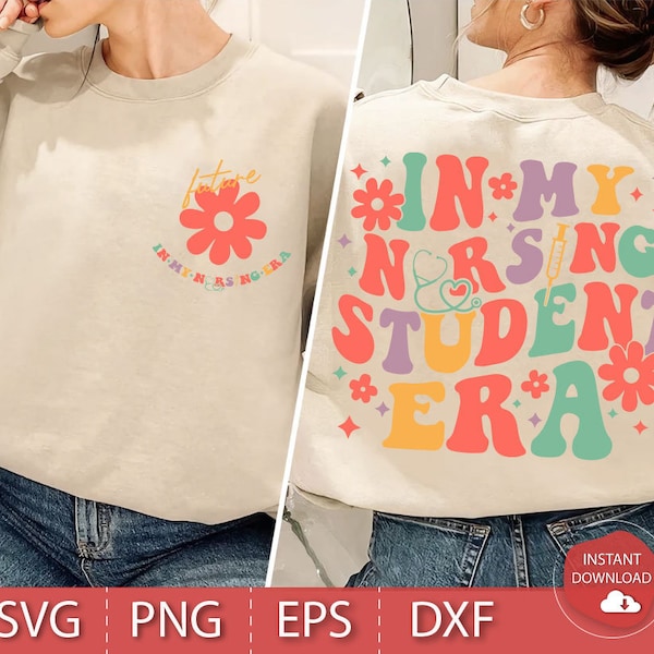 In My Nursing Student, Future Nurse, Nursing School, Future Nurse Gift, Nurse in Progress, Nursing School Student, PNG, SVG, EPS