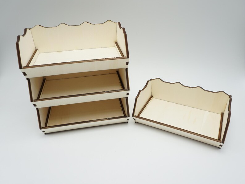 Stapelbare Box Laser Datei – Stackable Box SVG für 3mm Holz