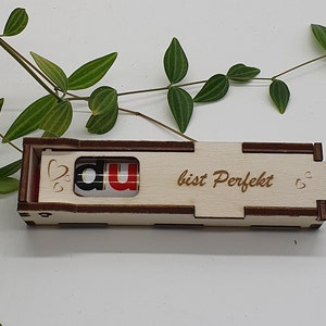 4mm | Digitaler Download für Duplo Box mit 15 verschiedenen Sprüchen | Geschenkidee aus Holz | Laser Datei