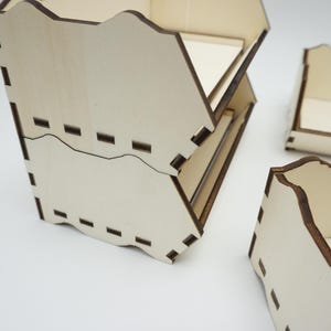 Stackable Box SVG – modular stapelbare Laser Cut Organizer Box
