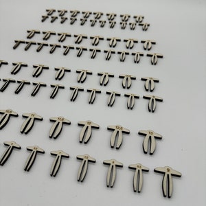 76x honingraathouder, bedpinnen, laserhouder, honingraatbedpin, laservasthoudpinnen, laseren, Omtech, xTool, Glowforge, Thunder, SVG DXF