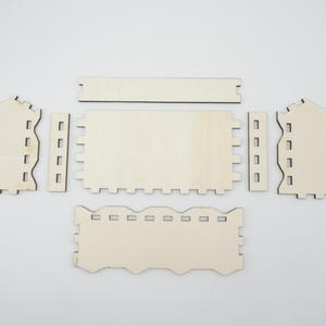 Laser Cut Organizer Box – Stackable Storage Box SVG Schnittteile