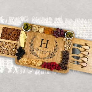 Charcuterie Board Set| Wedding Gift | Gifts for Couples | Unique Gift  | Bridal Shower Gift | Keepsake | Housewarming Gift