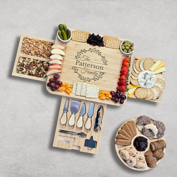 Large Personalized Charcuterie Board | Cheese Board | Bridal Shower Gift| Gifts for Couples | Wedding Gift | Housewarming Gift