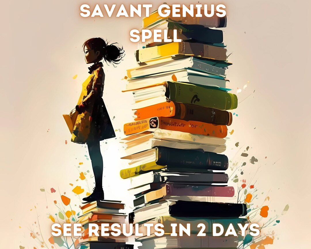 Savant Genius Spell Intelligence Spell 24 Hour Casting Magick ...