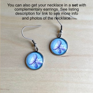 Organic Chemistry Gift for Her: Handcrafted Cabochon Necklace with Methane Molecule Tetrahedral Structure Teacher Gift Under 20 image 7